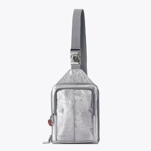 BEIS Silver Crossbody Bag